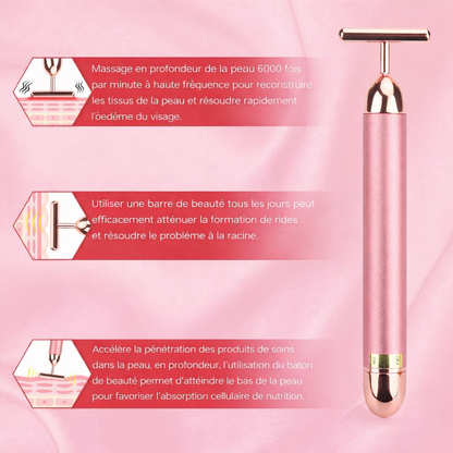 Lifteur Visage Vibrant Or 24K